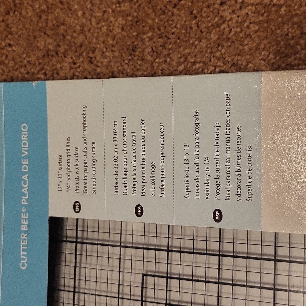 Stampin Up Cutter Bee Glass Mat - Picture 2 of 2